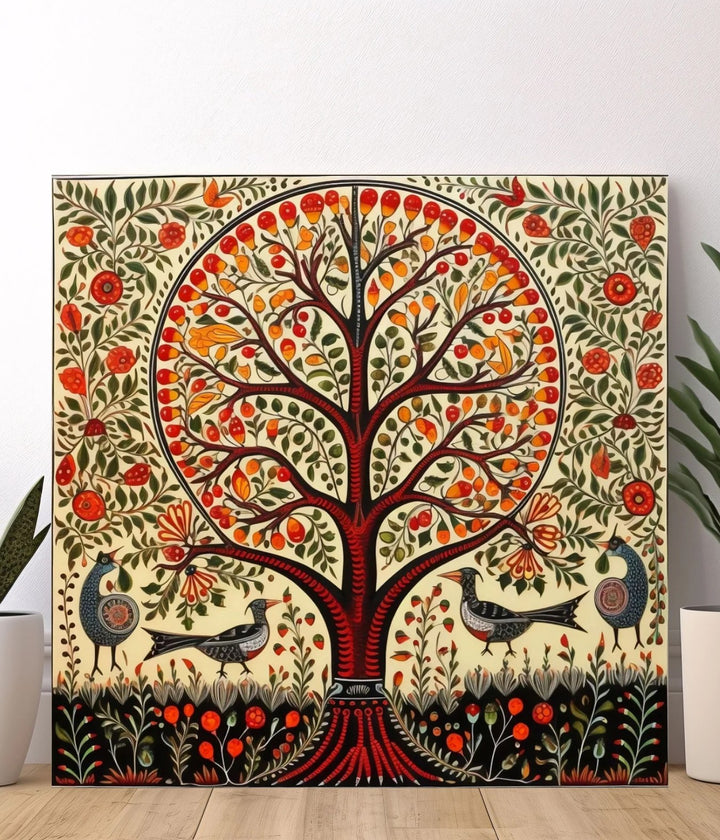 Tree of Life - Madhubani Painting