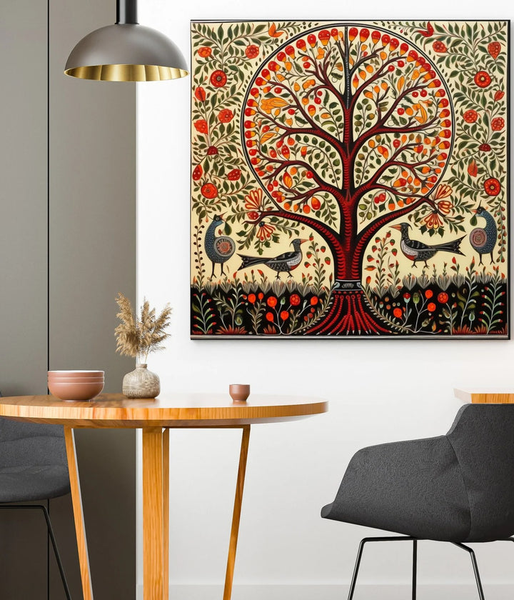 Tree of Life - Madhubani Painting