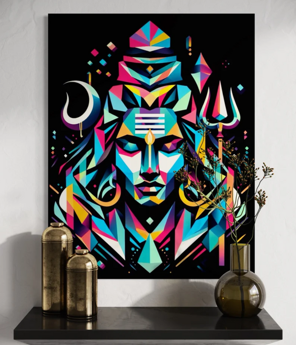Shiva Canvas Painting