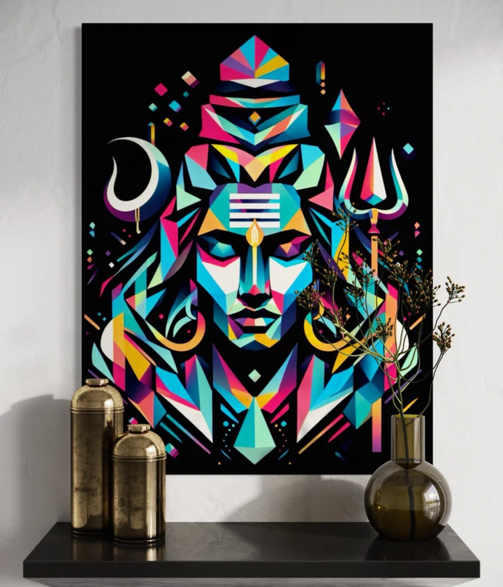 Shiva Canvas Painting