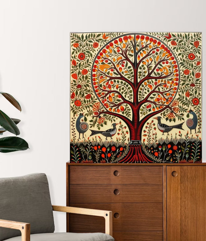 Tree of Life - Madhubani Painting