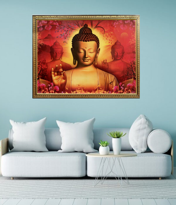 Buddha Wall Painting For Living Room