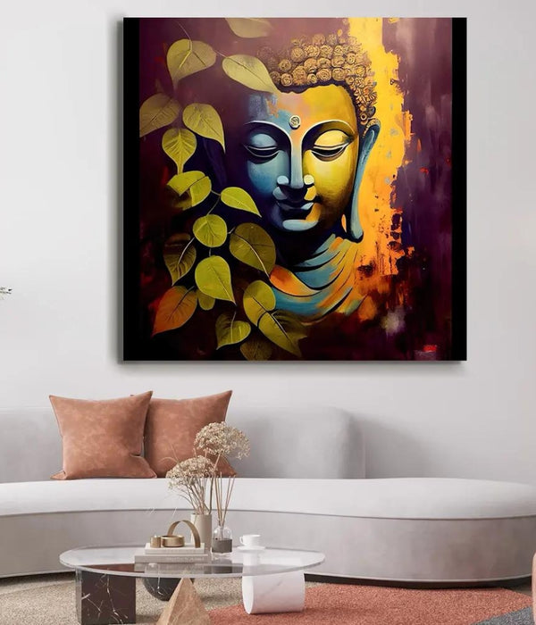 Colourful Natural Buddha Painting