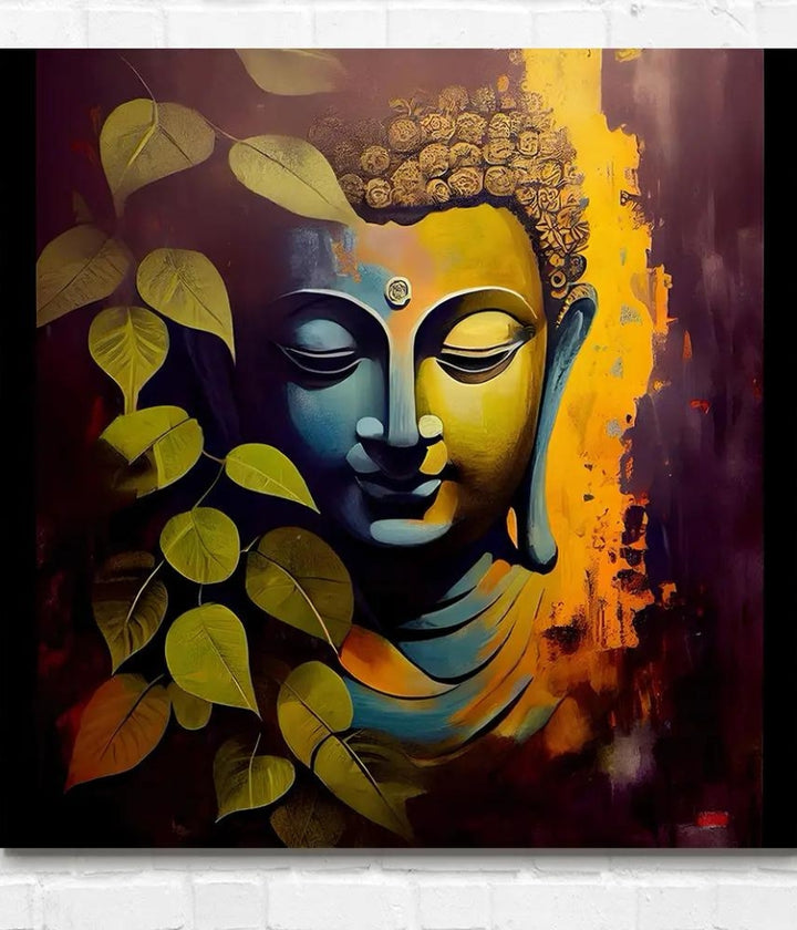 Colourful Natural Buddha Painting