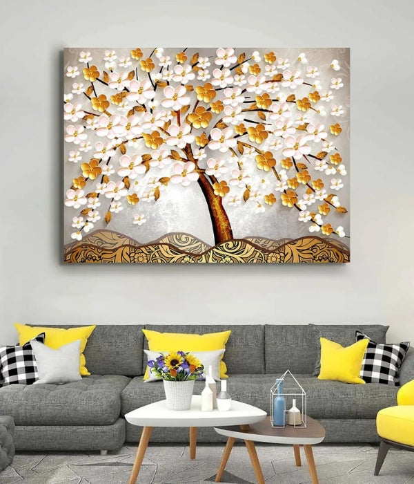 Eternal Blossom Flowers Tree Painting