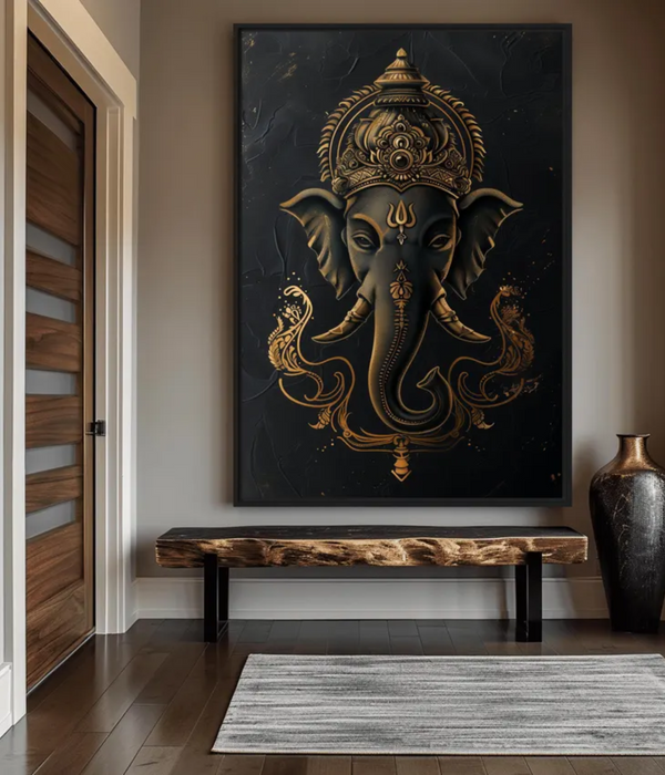 Lord Ganesha Canvas Painting