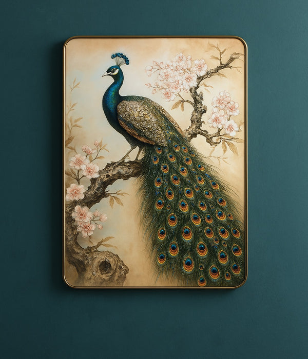 Peacock Crystal Painting