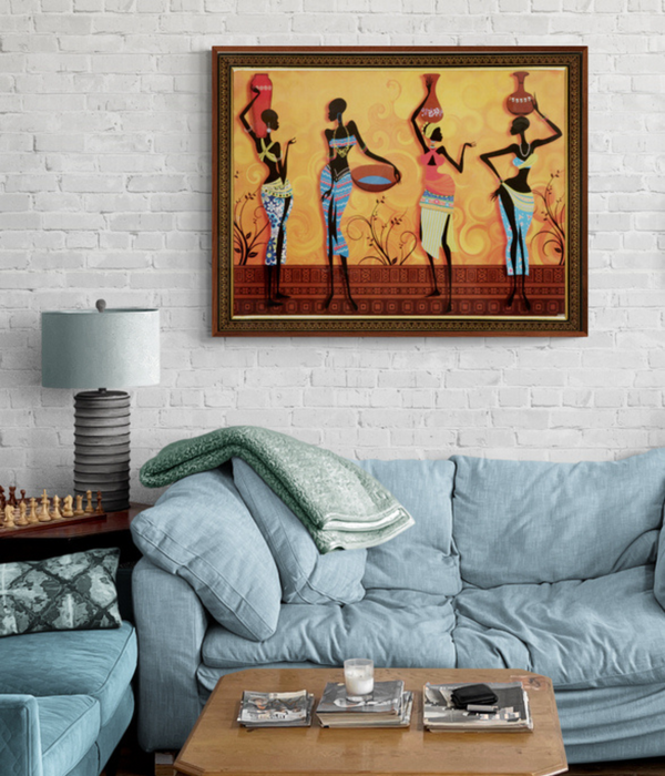 African Style Wall Art For Living Room