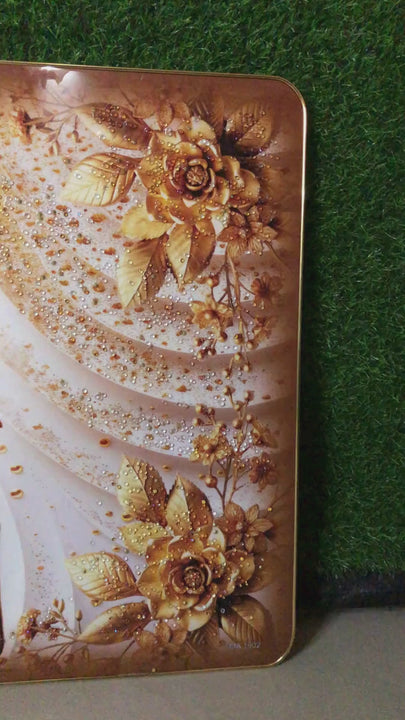 Golden Deer Crystal Painting