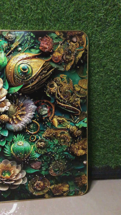Peacock Crystal Painting